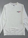 Tommy Jeans | Embroidered Logo Crewneck Sweatshirt | White (M)