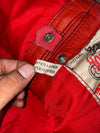 Harro Vintage Red Genuine Leather Café Racer Jacket (S)
