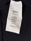 Ami Paris Ami de Coeur Black Crewneck Sweater – Red Heart Logo (XS)