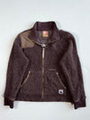 Black Yak Brown Sherpa Fleece Zip Jacket(S)