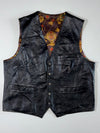 Vintage | Black Leather Waistcoat(S)