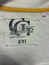 Guess | Cream Y2K Graphic Zip Track Jacket | (2XL/3Xl)