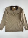 Columbia Tan Quarter-Zip Fleece Pullover (XL)