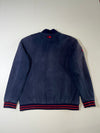 MLB Cleveland Indians Navy Varsity Bomber Jacket (2XL)