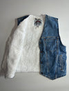 Vintage Levi’s Authentic Sherpa-Lined Denim Vest RARE (M/L)
