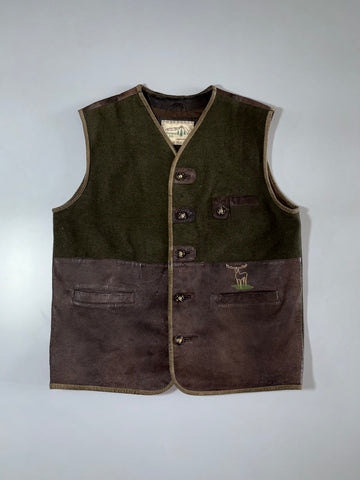 Natural Life Trachten Leather Vest (L)