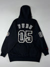 FUBU Athletics Chicago 55 Embroidered Pullover Hoodie – Black (XL)