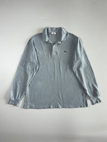 Lacoste Long Sleeve Piqué Polo – Grey (L)