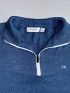 Calvin Klein Golf Quarter-Zip Sweater – Blue Marl (L)