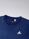 Adidas Navy Crewneck Sweatshirt – Logo Taping Detail (S)