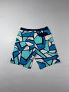 Sunseeker Australia Blue Geometric Board Shorts (W:33) (L:21)