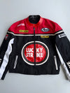 Lucky Strike | Black Red Motul Racing Jacket | Shoulder-and back padded (XL)