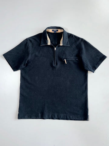 Burberry Half Zipper Original Premium T-shirt (M)