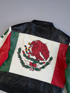 ZGenuine leather Rare Mexico leather Racing jacket Made in Italy (L/XL)