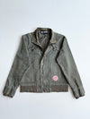 Big Train Osaka Olive Canvas Daruma Patch Utility Jacket (M)