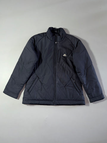 Vintage Adidas Navy Quilted Puffer Jacket (S/M)