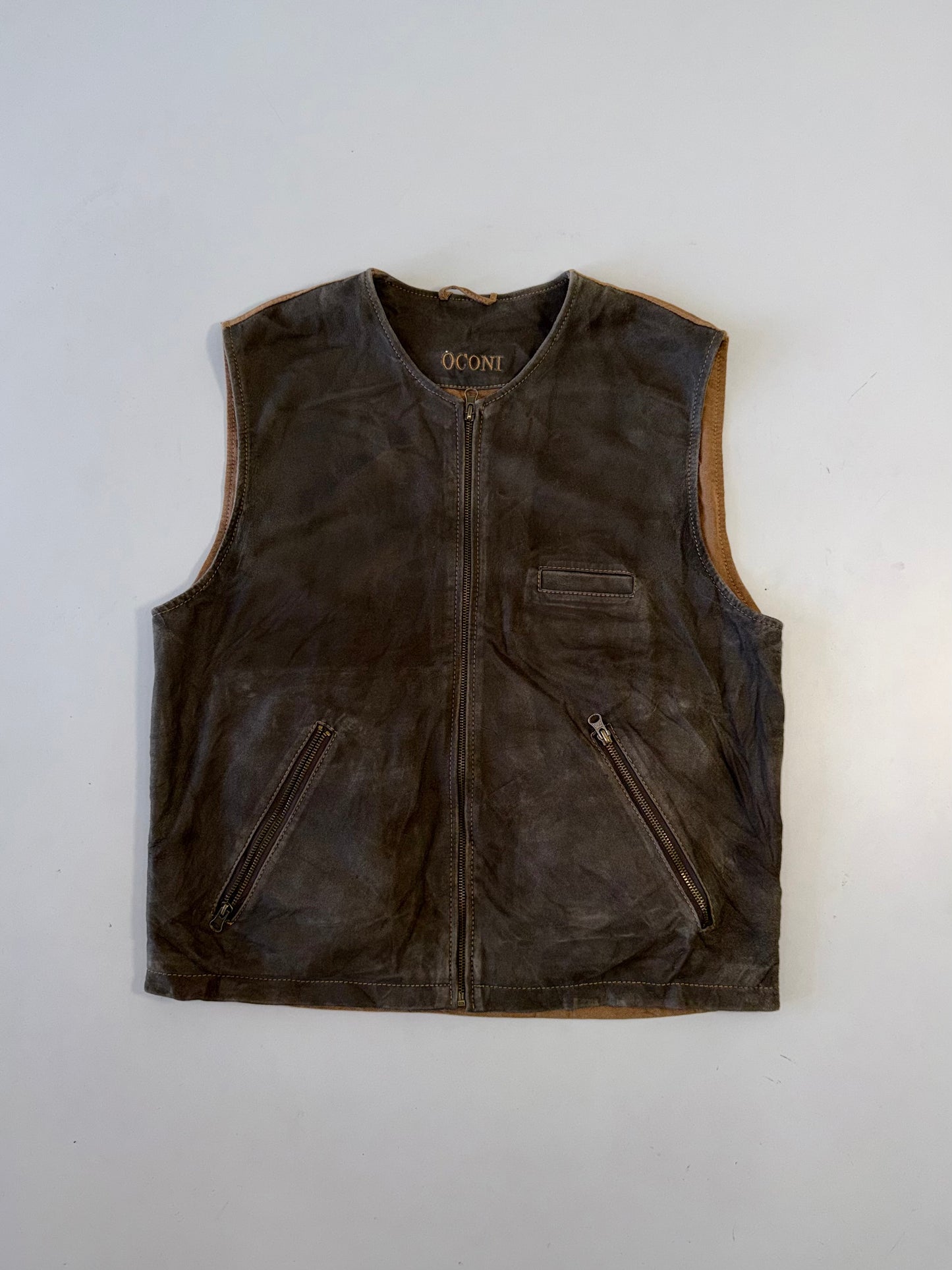 !                                                                                                                                                                             Super Premium Original Half Leather Jacket (M)