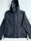 Vintage Superdry Black Grey Fleece Lined Windcheater Jacket (XL)
