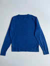 Tommy Hilfiger Cotton Silk Knit Sweater – Royal Blue(XL)