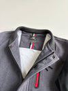 New Balance Grey & Black Varsity Bomber Jacket (S)