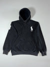 Polo Ralph Lauren Big Pony Hoodie – Black, Custom Fit, Men’s (XL)