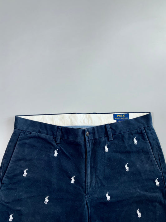 Polo Ralph Lauren All-Over Pony Embroidered Chino Shorts(W:34 | L:17)