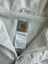 Carhartt WIP White Fleece-Lined Anorak Pullover Jacket (Xl)