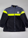 New Balance Colorblock Fleece Jacket – Black & Neon (S)