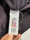 Adidas Track Jacket  Brown/Navy Colorblock, Red Trim Retro Zip-Up (L)