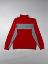 Nike Sportswear Red & Grey Quarter Zip Sweatshirt (S)
