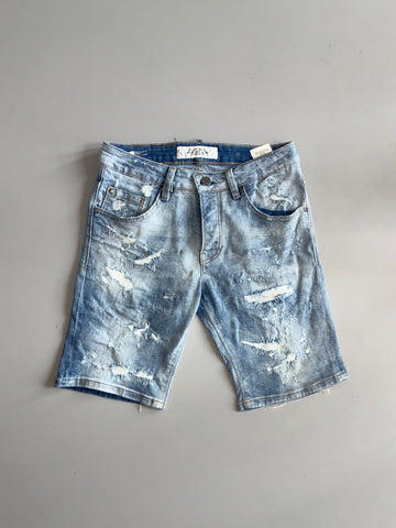 Federal Maestro Distressed Denim Shorts (W:30) (L:19)