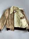 Vintage Premium Original Leather Jacket (Fur Inside)(S/M)