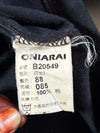 Onizarri "Black Soul" Gothic Spellout Long Sleeve Tee (L)