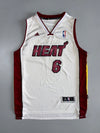 Adidas | NBA Miami Heat LeBron James #6 Jersey White (L)