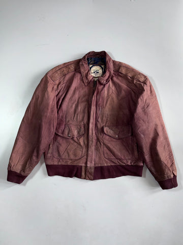 The Paris Sports Club Pure Leather Oversized Jacket (M)