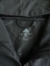 Adidas Three Stripes Black & Neon Yellow Hooded Windbreaker (M)