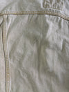 Levi's Premium Cream Overdyed Denim Trucker Jacket  (S/M)