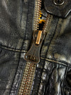 Superdry Spirit of Japan Distressed Leather Café Racer Jacket (M/L)