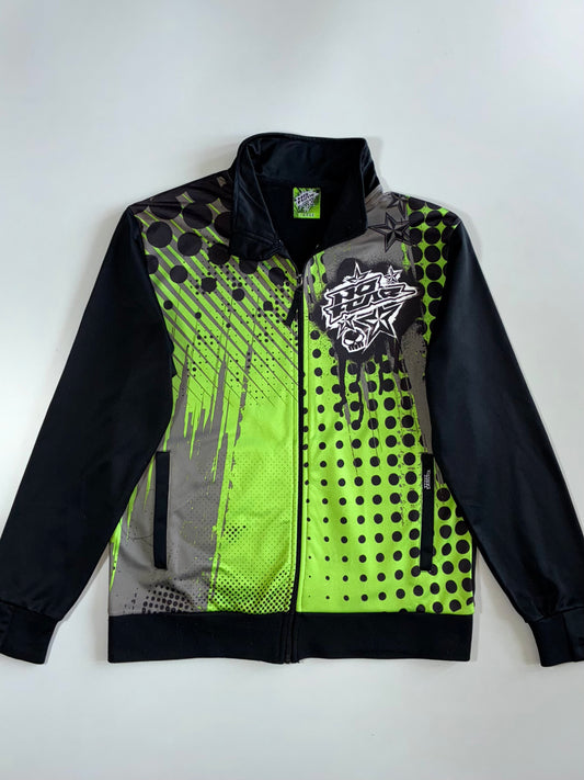 No Fear | Y2K Sublimated Track Jacket (L)