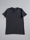 Tommy Hilfiger V-Neck Pocket T-Shirt Charcoal Grey (S)