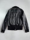 2000s Dolce & Gabbana mainline multi-pocket aviator flight leather bomber Jacket Sheepskin Leather  100% Authentic verified by LegitGrails Size (M)