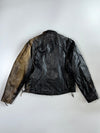 Real Leather Milwaukee Vintage Heavy Biker Jacket (M)