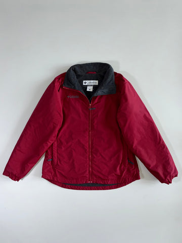 Columbia Sportswear Maroon Fleece-Lined Jacket Women’s (L/XL)