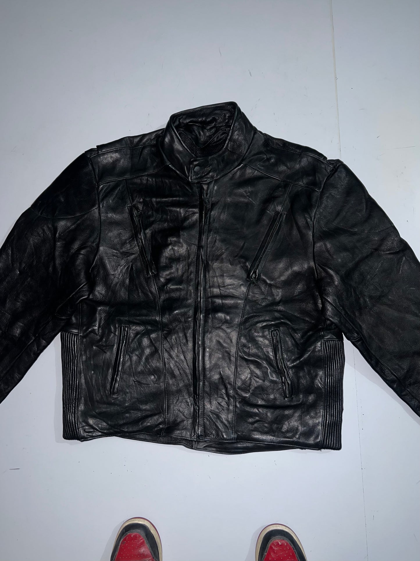 !Super Heavy Premium Original Leather Jacket (2XL) (RARE)