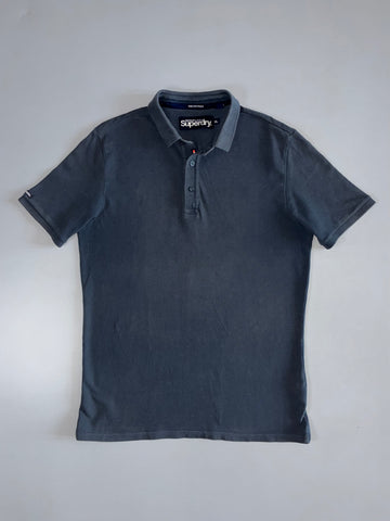Superdry “The City Polo” (Charcoal) (L)