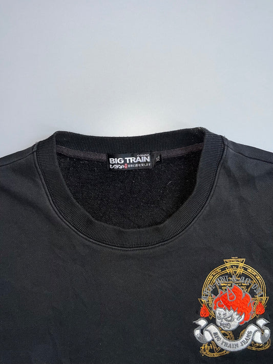 Big Train Osaka Japanese Oni Demon Crewneck Sweatshirt (Xl)