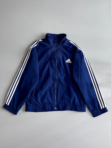 Adidas Navy 3-Stripes Track Jacket – Full Zip, Size (S)
