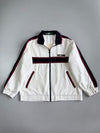 Polo Windbreaker Track Jacket White Navy Red Stripe Union Jack Vintage (L)