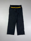 Vintage Y2K Nike Nylon Track Pants with Zip Hem (W:34) (L:41)
