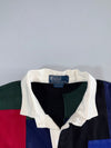 Polo by Ralph Lauren Colorblock Patchwork Rugby Shirt  (L)